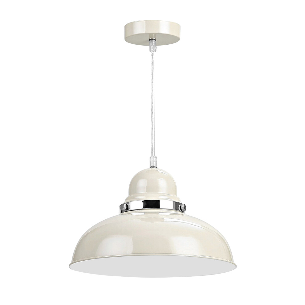Premier Housewares E27 Edison Screw 40 W Vermont Pendant Ligh, 115 X 30 X 30 Cm - Clay
