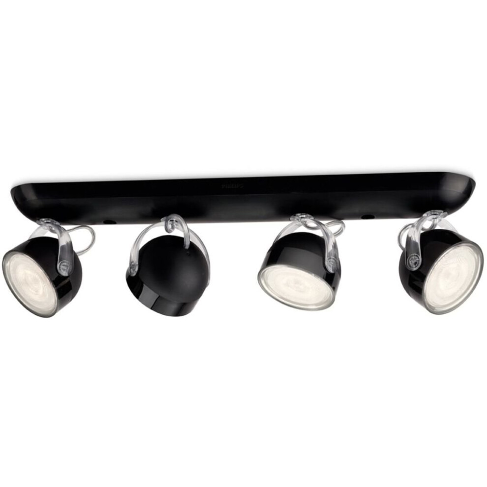 Philips Myliving Dyna Led Spotlight Bar 4 Bulbs, , 4Er Spot White/Black