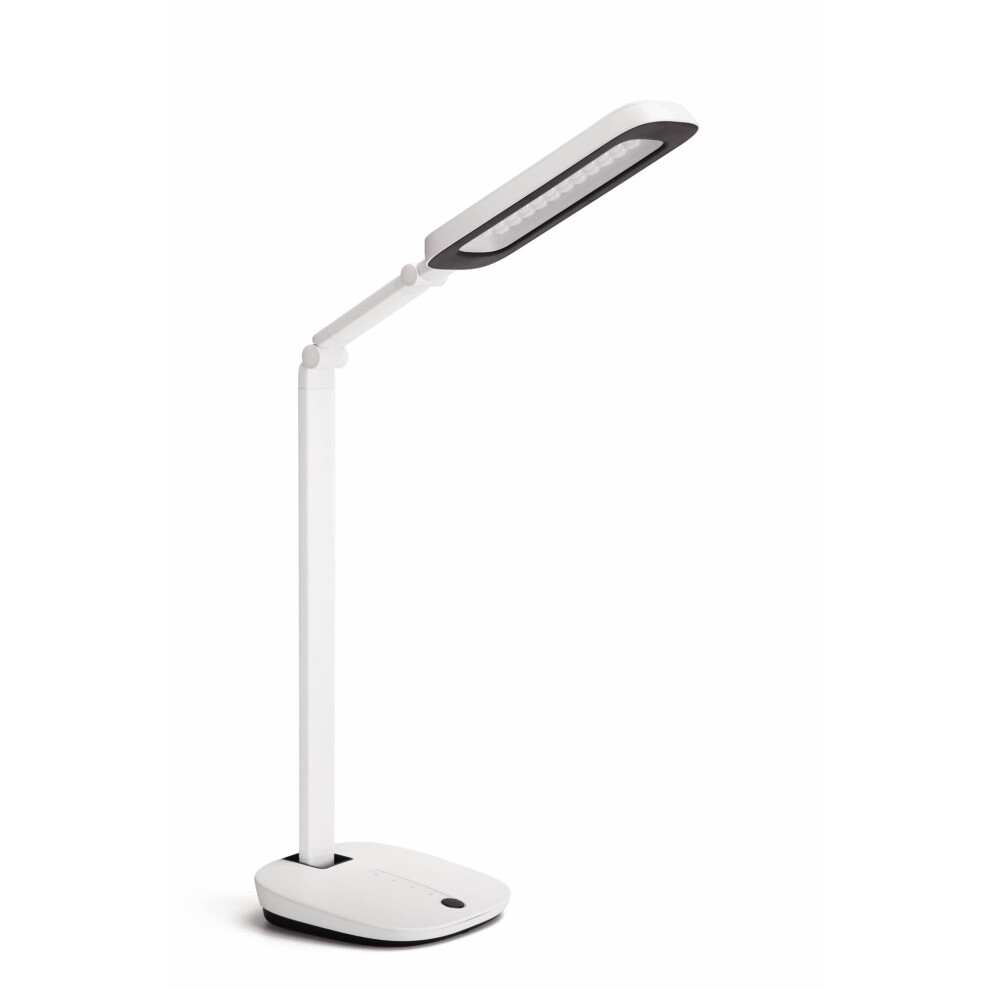 Philips LED RobotPlus Desk Lamp 14W Light [Cool White - White] for Home Indoor Lighting, Reading, Study, Office and Work.-image-OPC-PGN97CH-NEW