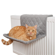 PiuPet? Cat hammock I For Cats up to 7kg I Suitable for Radiators with 9-12cm width I Cat Radiator Hammock I Cat Radiator Bed | Cat Beds | Heated Cat