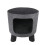 Rosewood Rosewood Catwalk Charcoal Felt Stool for Cats 1