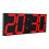 CHKOSDA Digital Wall Clock, Large Wall Clock with 6" Number, Led Wall Clock with Countdown Timer, Calendar, Thermometer, 12/24H, Adjustable 1