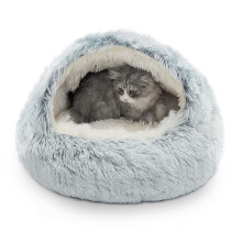 CATISM Cat Beds Cat Bed Pet Bed for Indoor Cats Large Cave Dog Bed Washable?