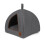 Petface Graphite Grey Felt Igloo Cat Bed 2