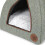 Petface Sage Herringbone Igloo Cat Bed 2