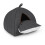 Petface Graphite Grey Felt Igloo Cat Bed 3