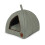 Petface Sage Herringbone Igloo Cat Bed 5