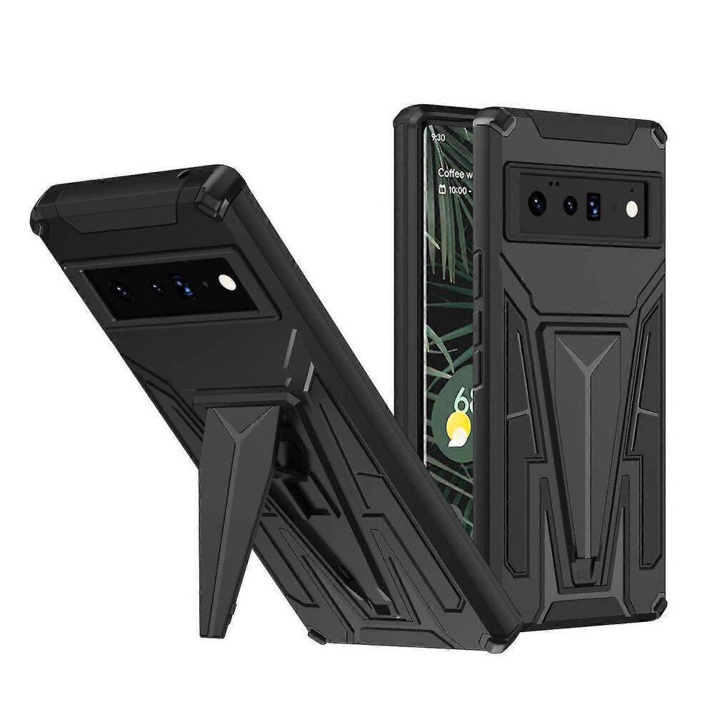 For Pixel 6 Case Protector Military Grade Drop Tested Protective Cover For Google Pixel 6 Case - Black 5415817988796