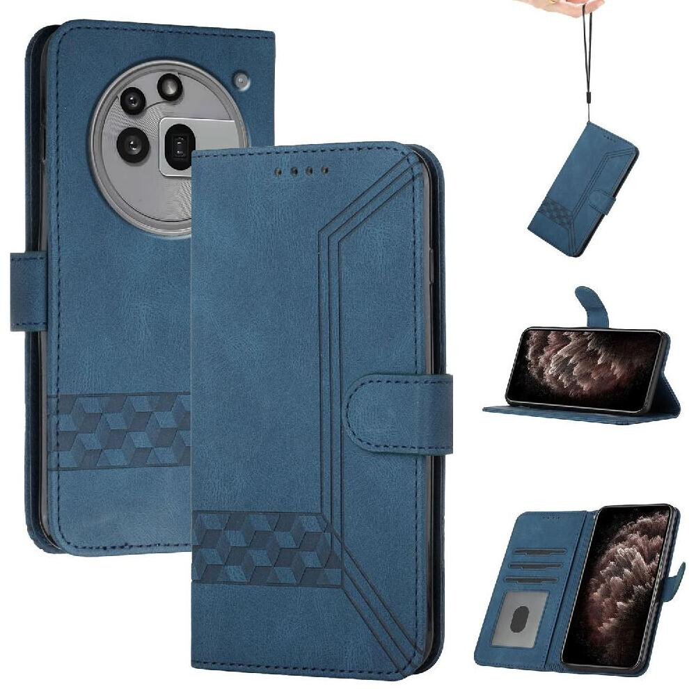 (Blue) Compatible With Nothing Phone 3A Pro Card Cover Pu Leather Wallet With Handy Stand Feature Blue 764544144285