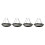 Selections Large Bird Feeder Seed Catcher Tray (Set of 4) 1