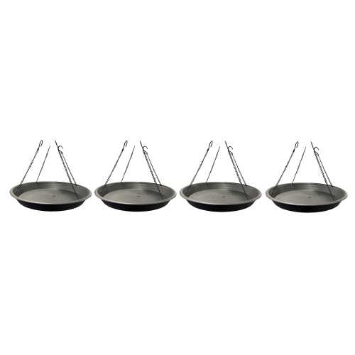 Selections Large Bird Feeder Seed Catcher Tray (Set of 4)