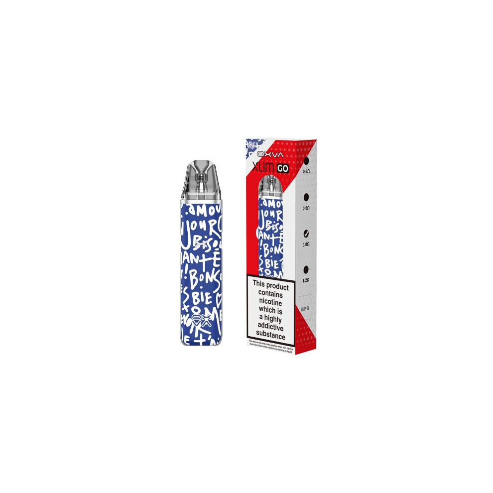 Oxva - Xlim Go Pod Vape Kit - Graffiti Blue