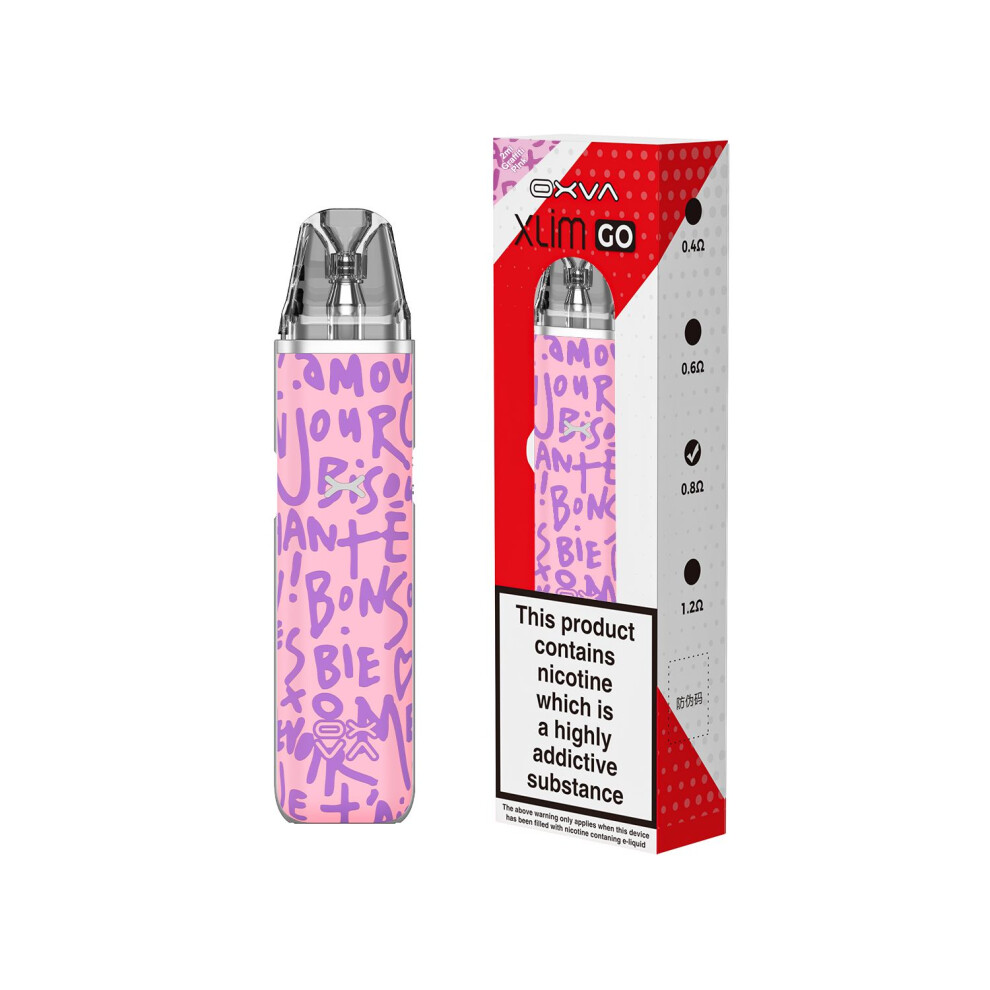 Oxva - Xlim Go Pod Vape Kit - Graffiti Pink