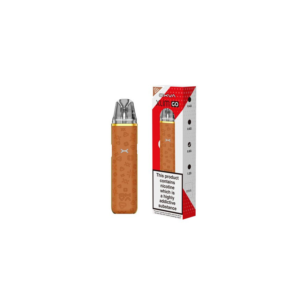 Oxva - Xlim Go Pod Vape Kit - Luxe Brown