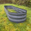Selections Large Metal Oval Raised Vegetable Bed in Dark Grey (170cm) 8