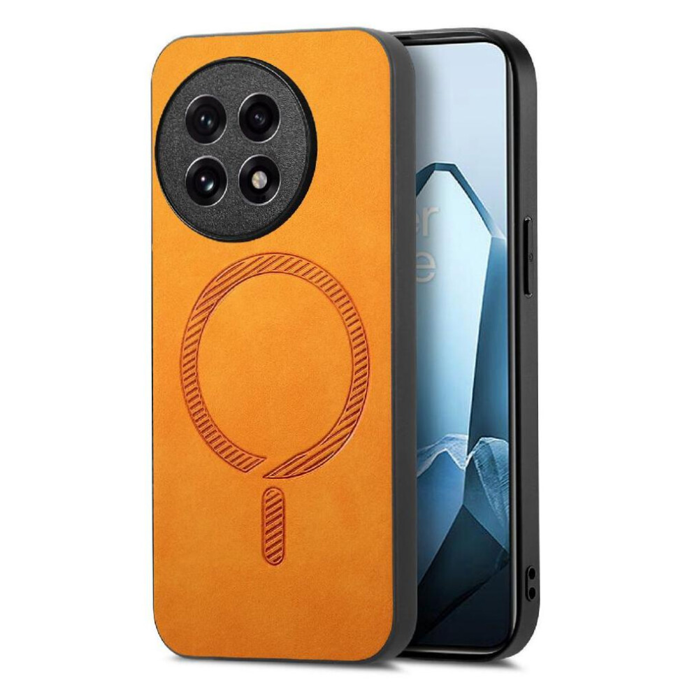 (Yellow) Case For Oneplus 13R Slim Wireless Charging Magsafe Car Mounts Lightweight Yellow 764544146500