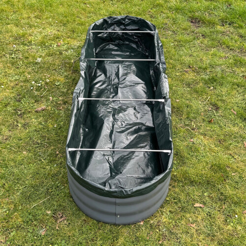 Selections Liner for Oval Metal Raised Vegetable Bed (170cm) 2