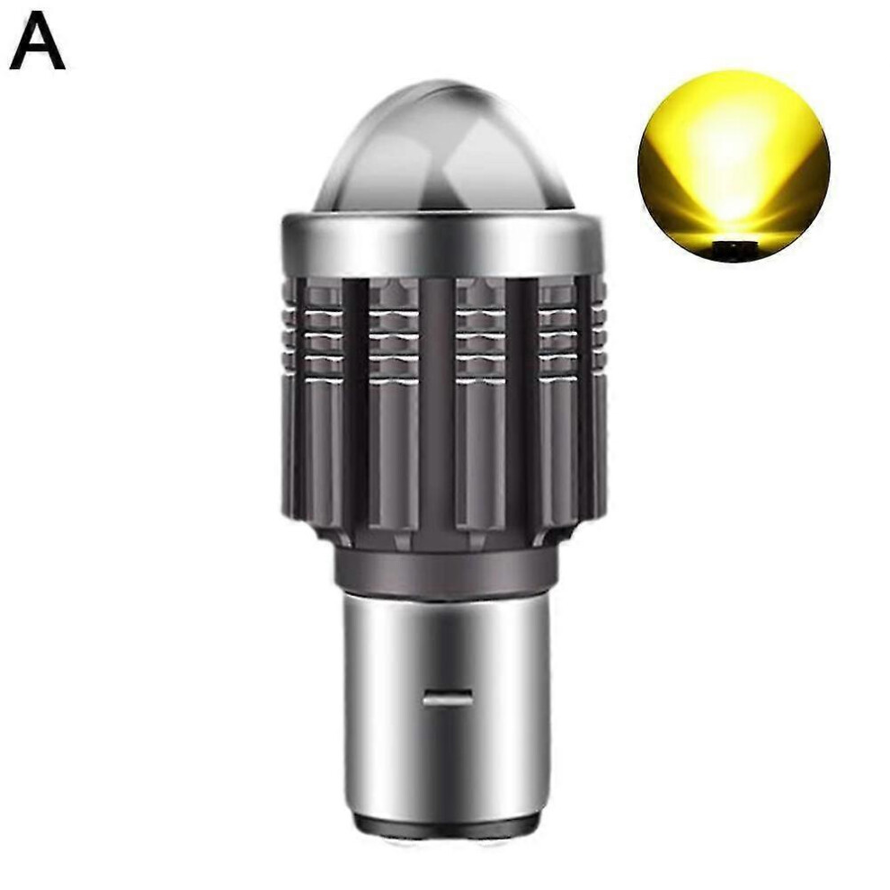( ) Ba20d H6 S2 S1 Led Motorcycle Head Spot Bulb Hi/Lo Motorbike-He Yellow/White/Light 5004229068242