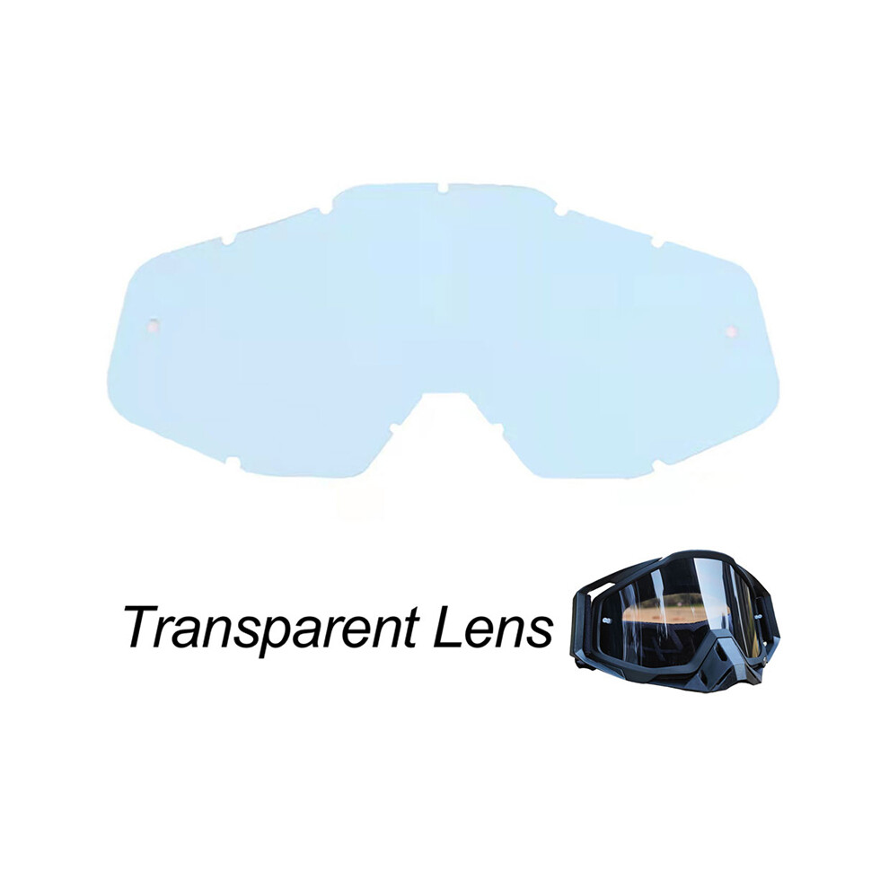 (1pcs clear lens) 106%Dirt Bike Goggles UV Protection Motocross Glasses ATV Off Road Skiing