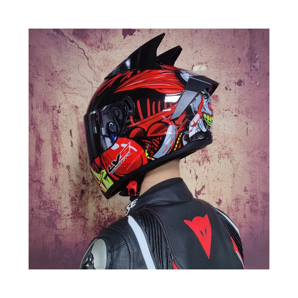 (M, e1) DOT approved motorcycle helmet racing full face helmet capacete double-image-OPC-PGNBTHC-NEW