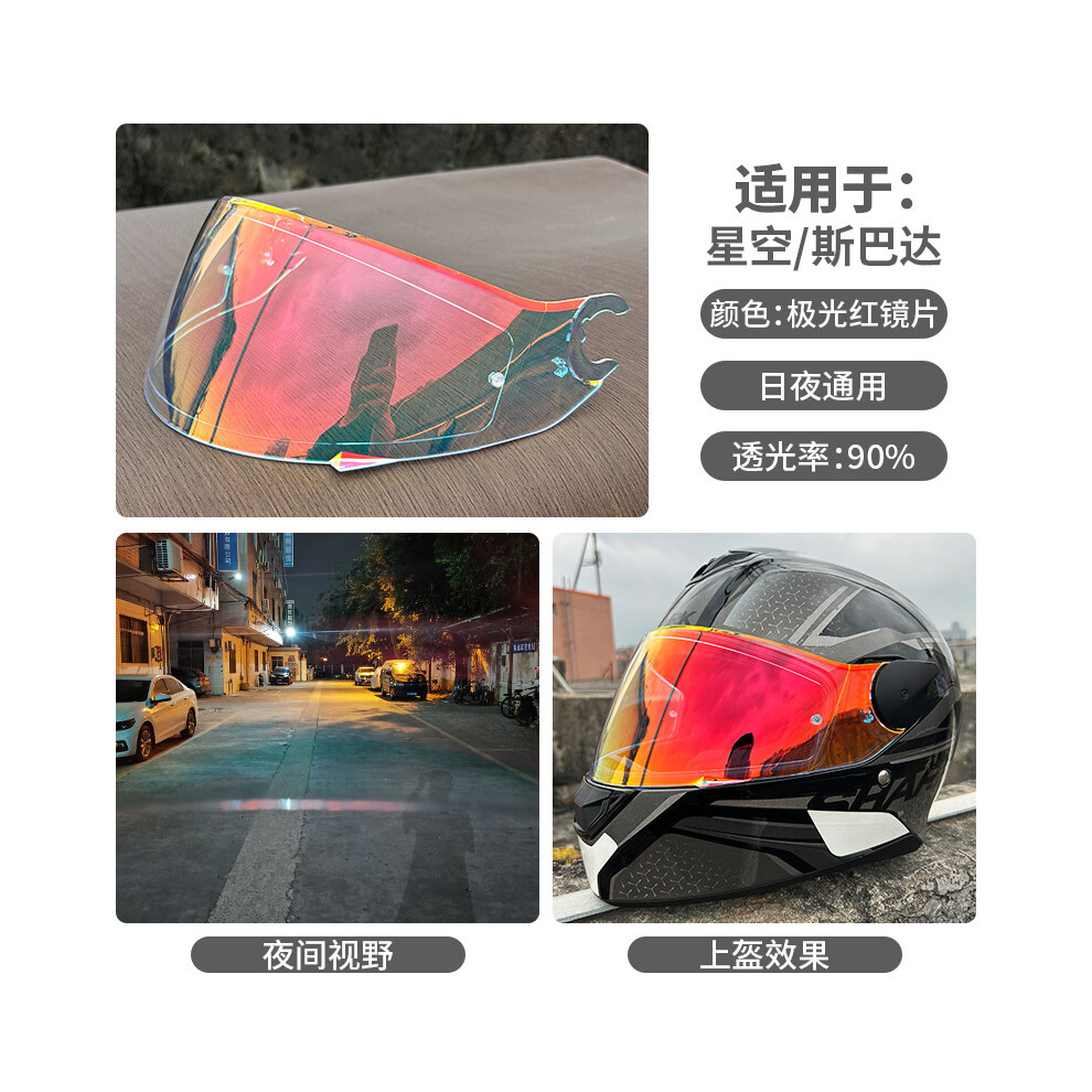 (revo red) Motorcycle Helmet Full Visor Full Face for Shark Skwal 2 / D-Skwal 2 /-image-OPC-PGNBVP2-NEW