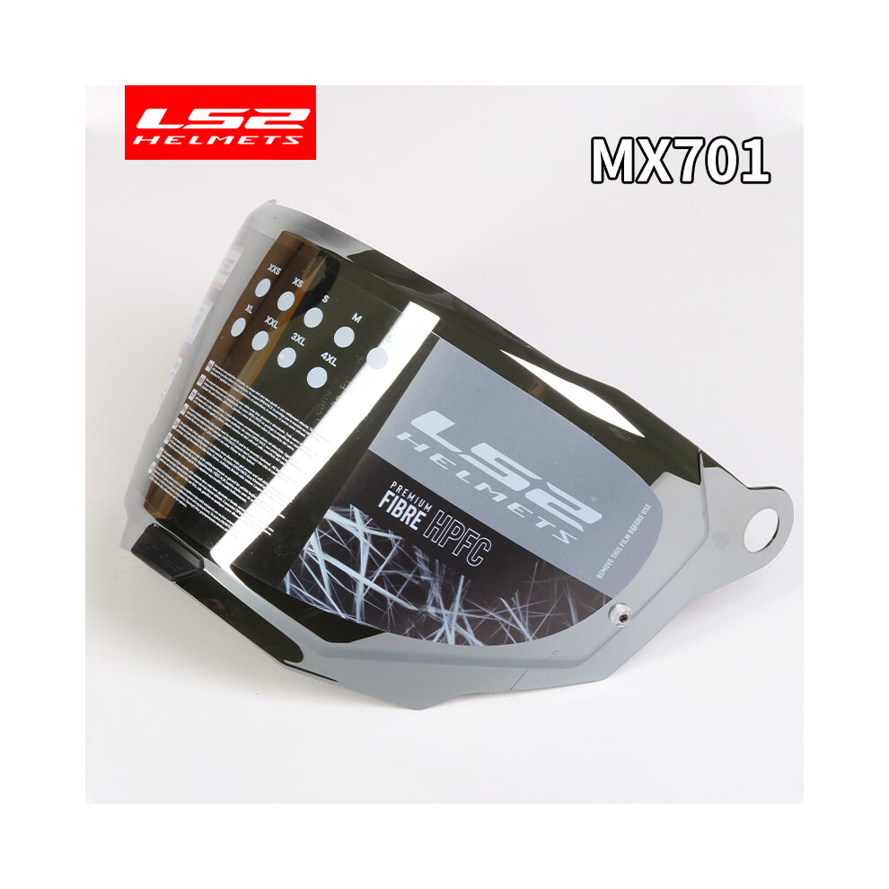 (Silver) LS2 MX701 Helmet Visor for LS2 EXPLORER Off-road Rally Motorcycle MX701-image-OPC-PGNBW7Z-NEW