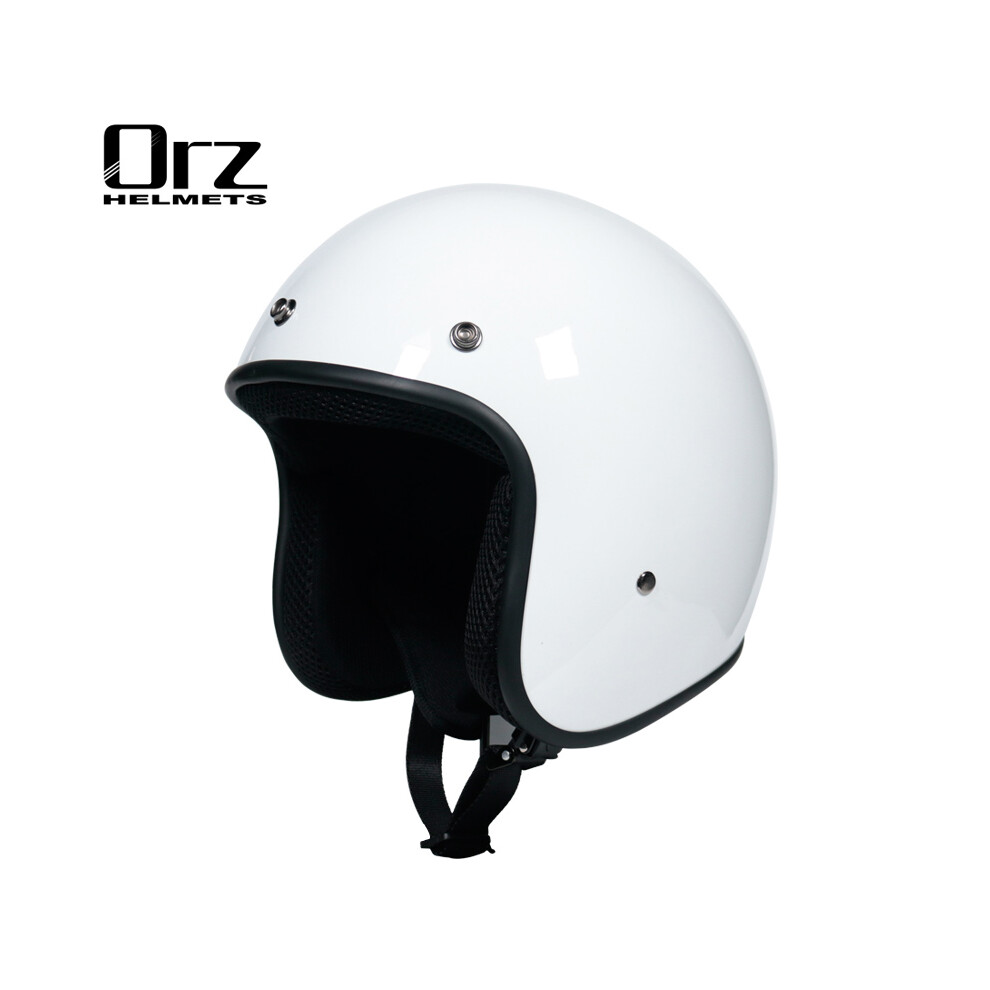 (M, 55) Latest Retro Motorcycle Helmet Open Face 3/4 Chopper Bicycle Helmet Capacete-image-OPC-PGNBWKR-NEW