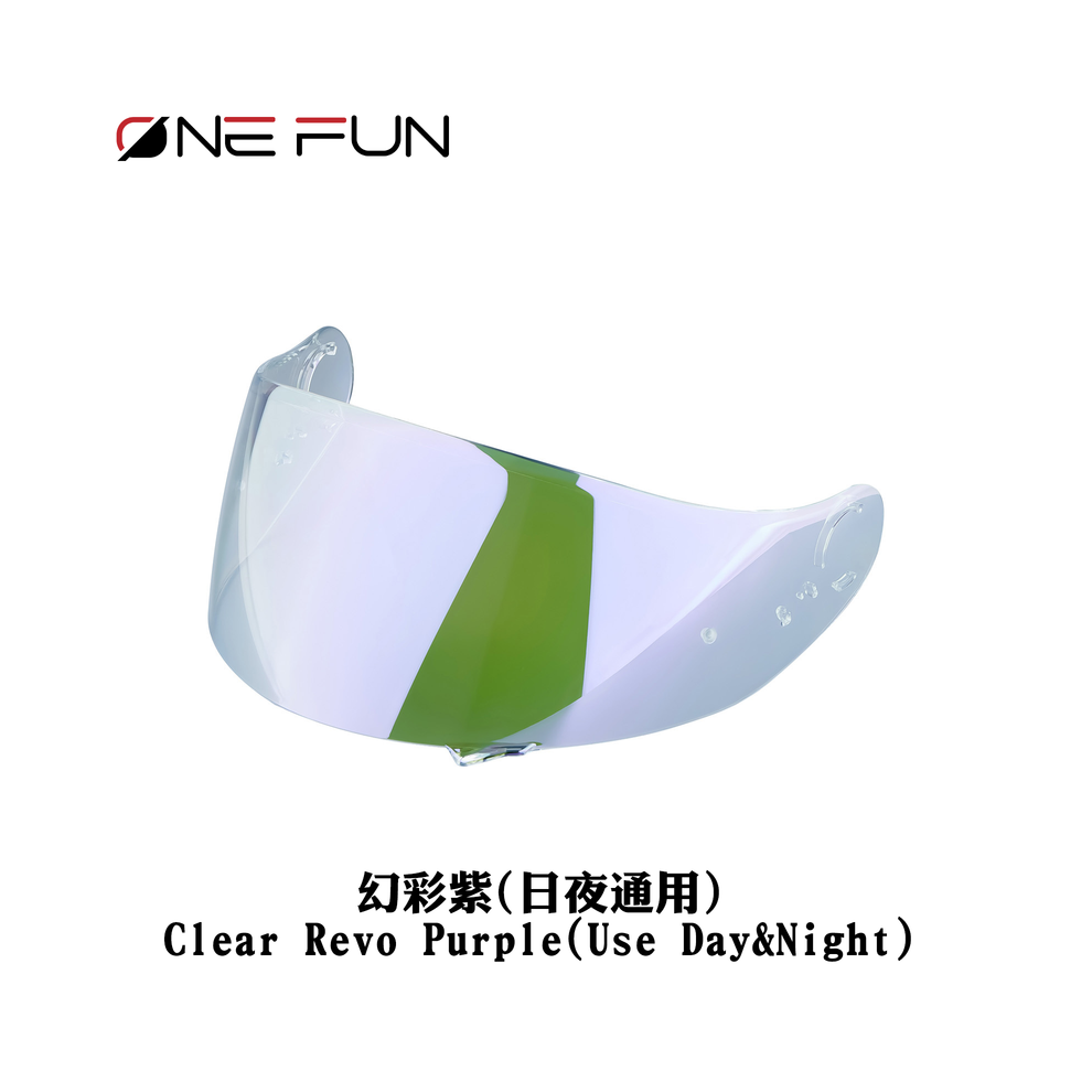 (Clear Revo Purple) Helmet Visor for SHOEI GT Air Neotec CNS1 TC5 TC9 GT Air2 Helmet Shield-image-OPC-PGNBXP8-NEW