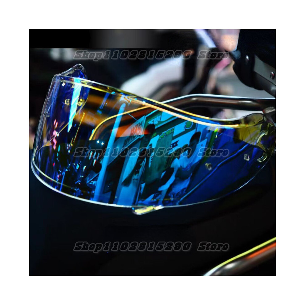 (Revo Blue) Motorcycle Helmet Visor Lens Full Face Neotec 2 Shield Lens Case for Shoei-image-OPC-PGNBXQY-NEW