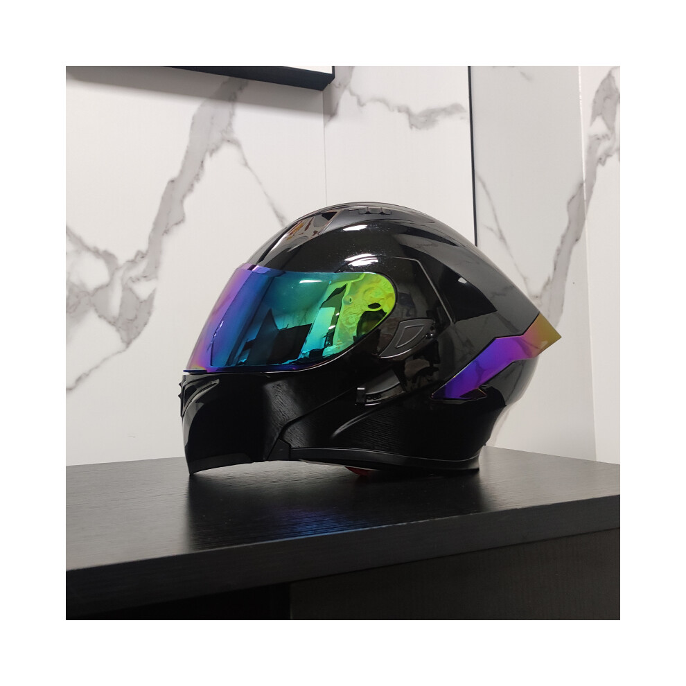 (L, 9) ORZ-991 Modular Filp up Motorcycle Helmet Full Face Racing Helmet Dual-image-OPC-PGNBZ7H-NEW