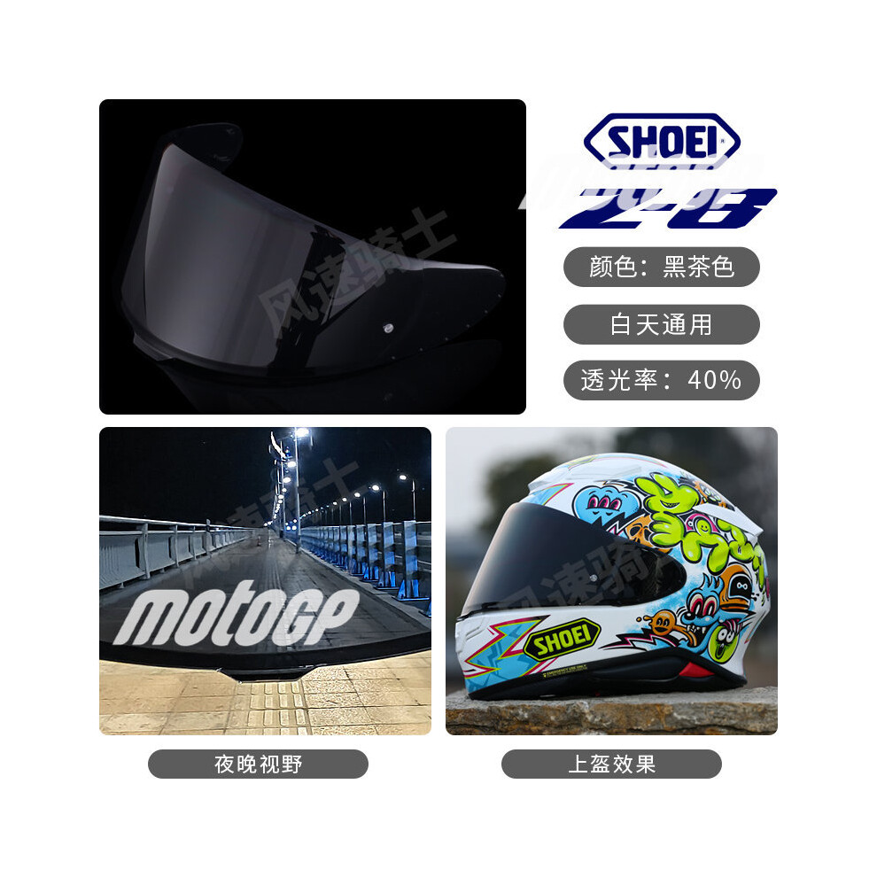 (Dark Black) For SHOEI RF1400 NXR2 CWR-F2 CWR-F2R Z8 X15 X-Fifteen X-SPR Pro Helmet-image-OPC-PGNBZBT-NEW