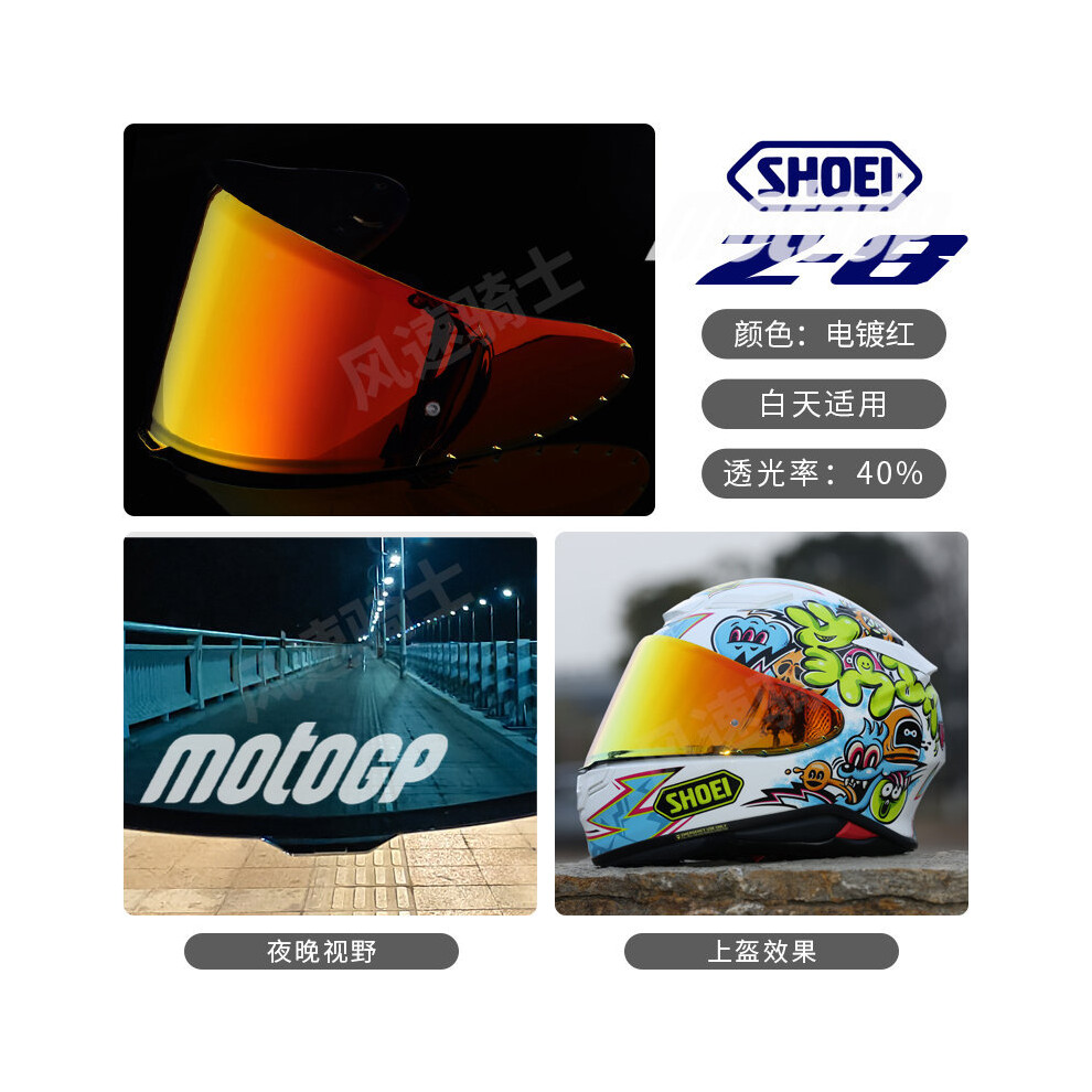 (Red) For SHOEI RF1400 NXR2 CWR-F2 CWR-F2R Z8 X15 X-Fifteen X-SPR Pro Helmet-image-OPC-PGNBZBY-NEW