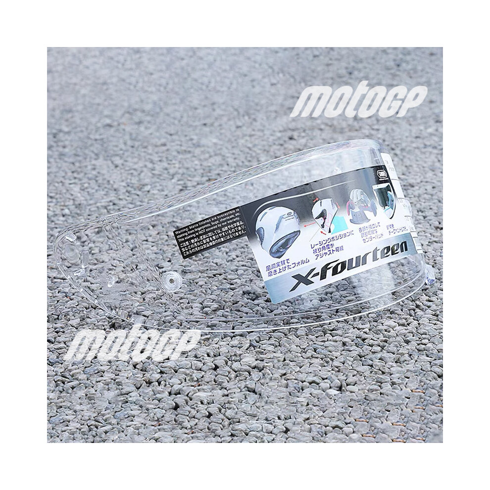 (Clear) Motorcycle Helmet Lens Anti-UV PC Visor Lens Model Case for SHOEI X14-image-OPC-PGNBZNC-NEW