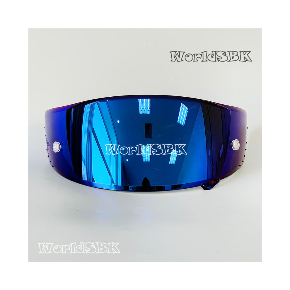 (Blue Visor) Motorcycle Helmet Lens Anti-UV PC Visor Lens Model Case for SHOEI X14-image-OPC-PGNC6CV-NEW