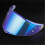 (Silver) K6 Helmet Visor Motorcycle Full Face Helmet Visor Lens Night Vision Visor 3