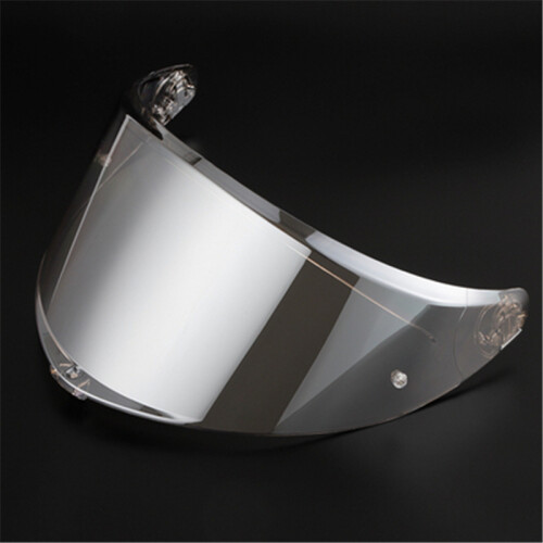 (Silver) K6 Helmet Visor Motorcycle Full Face Helmet Visor Lens Night Vision Visor
