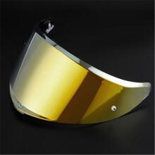 (Gold) K6 Helmet Visor Motorcycle Full Face Helmet Visor Lens Night Vision Visor