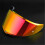 (Silver) K6 Helmet Visor Motorcycle Full Face Helmet Visor Lens Night Vision Visor 5
