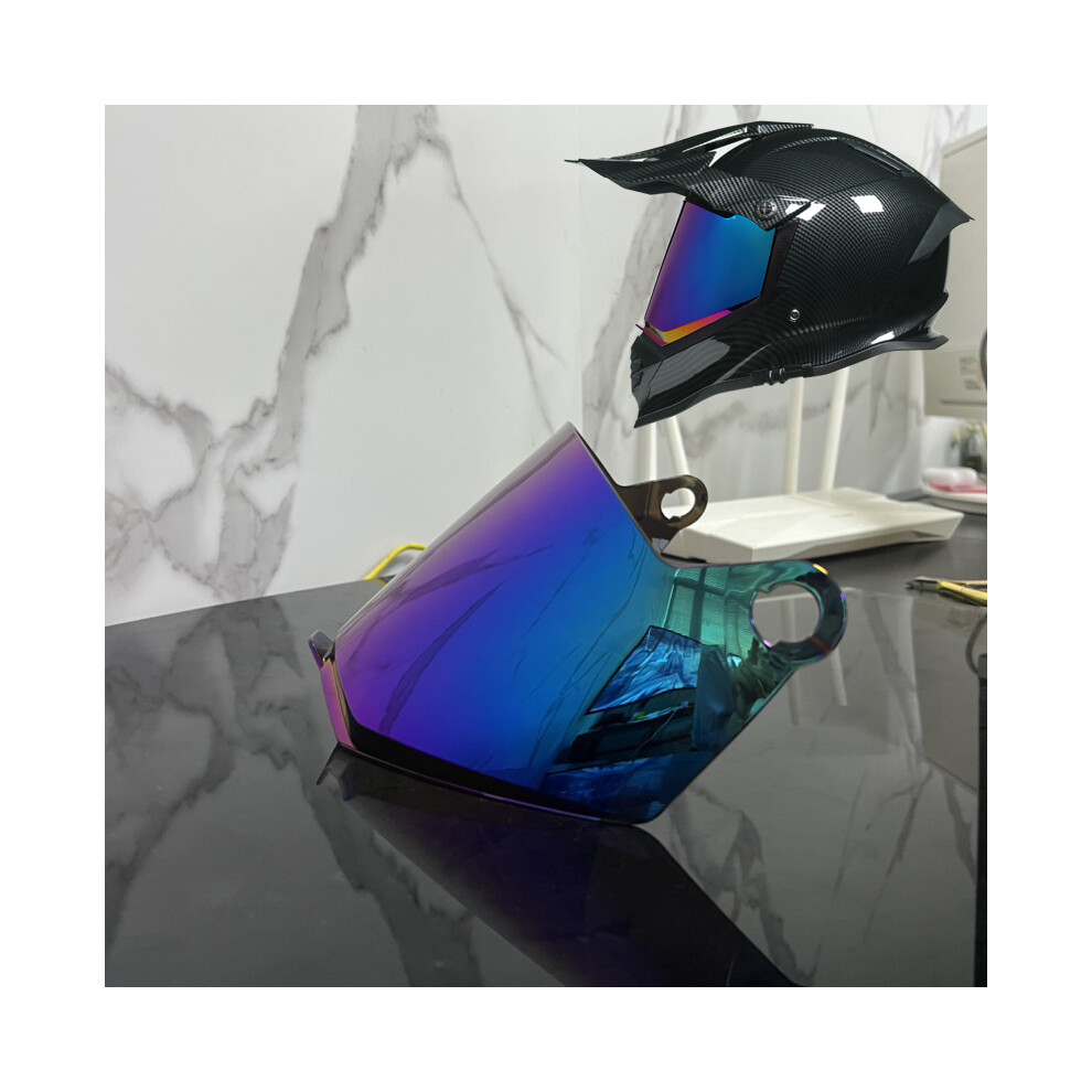 (2) LVS-800 helmet lenses transparent color colorful mirror silver plated.-image-OPC-PGNC7X5-NEW
