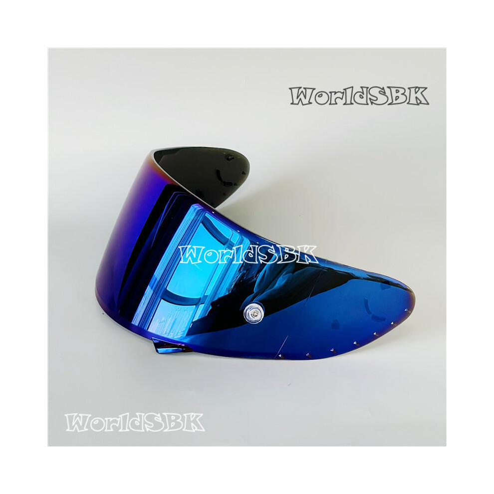 (Blue Visor) Motorcycle Helmet Visor Lens Full Face Shield lens case for SHOEI X14-image-OPC-PGNC82Z-NEW