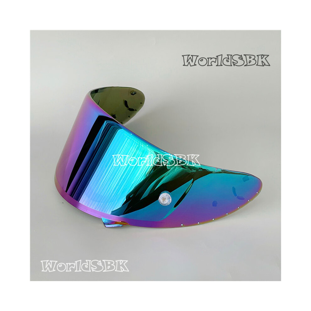 (Rainbow Visor) Motorcycle Helmet Visor Lens Full Face Shield lens case for SHOEI X14-image-OPC-PGNC85F-NEW