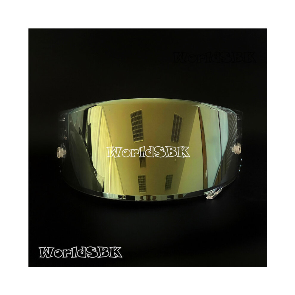 (Revo gold Visor) Motorcycle Helmet Lens Anti-UV PC Visor Lens Model Case for SHOEI X14-image-OPC-PGNC89H-NEW
