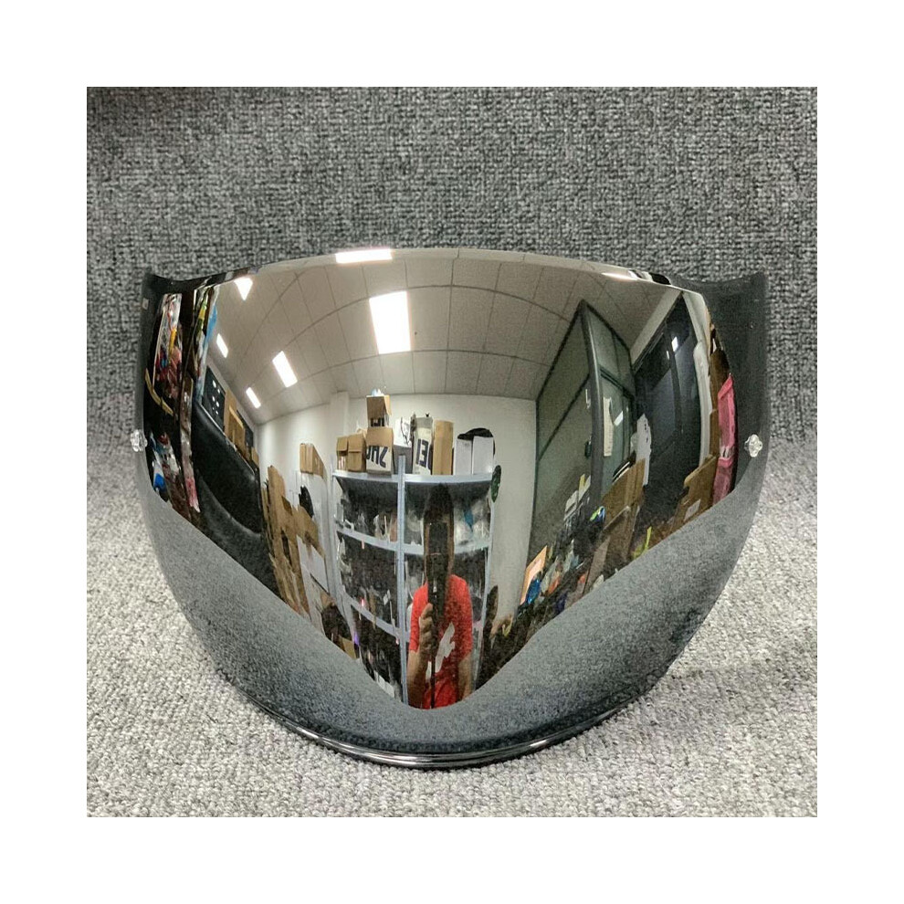 (Silver) Motorcycle Half Helmet Visor Lens Fitting Case for K5 JET Motorbike 3/4-image-OPC-PGNC9PC-NEW