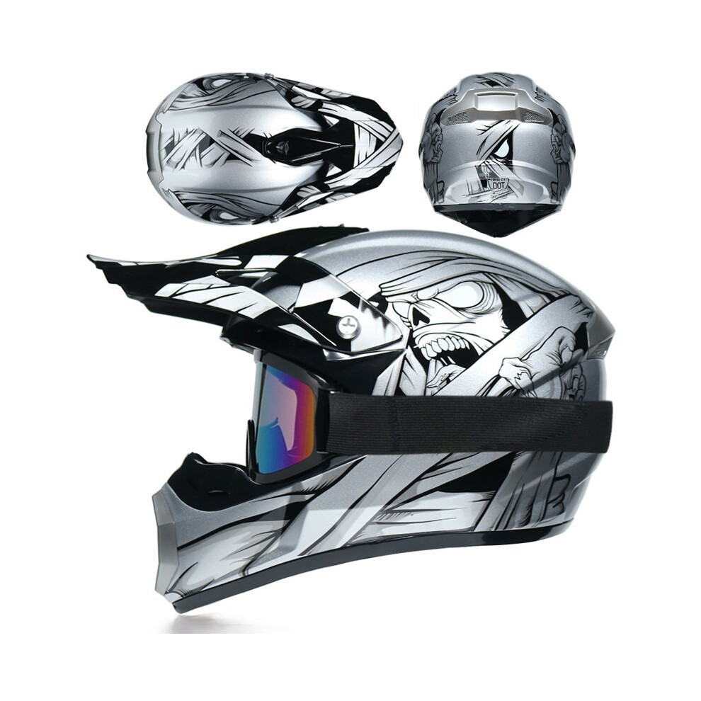 (M, 3) Motocros Kask Cross Downhill Soporte Casco Off Road Helmet Racing Classic-image-OPC-PGNCFVS-NEW