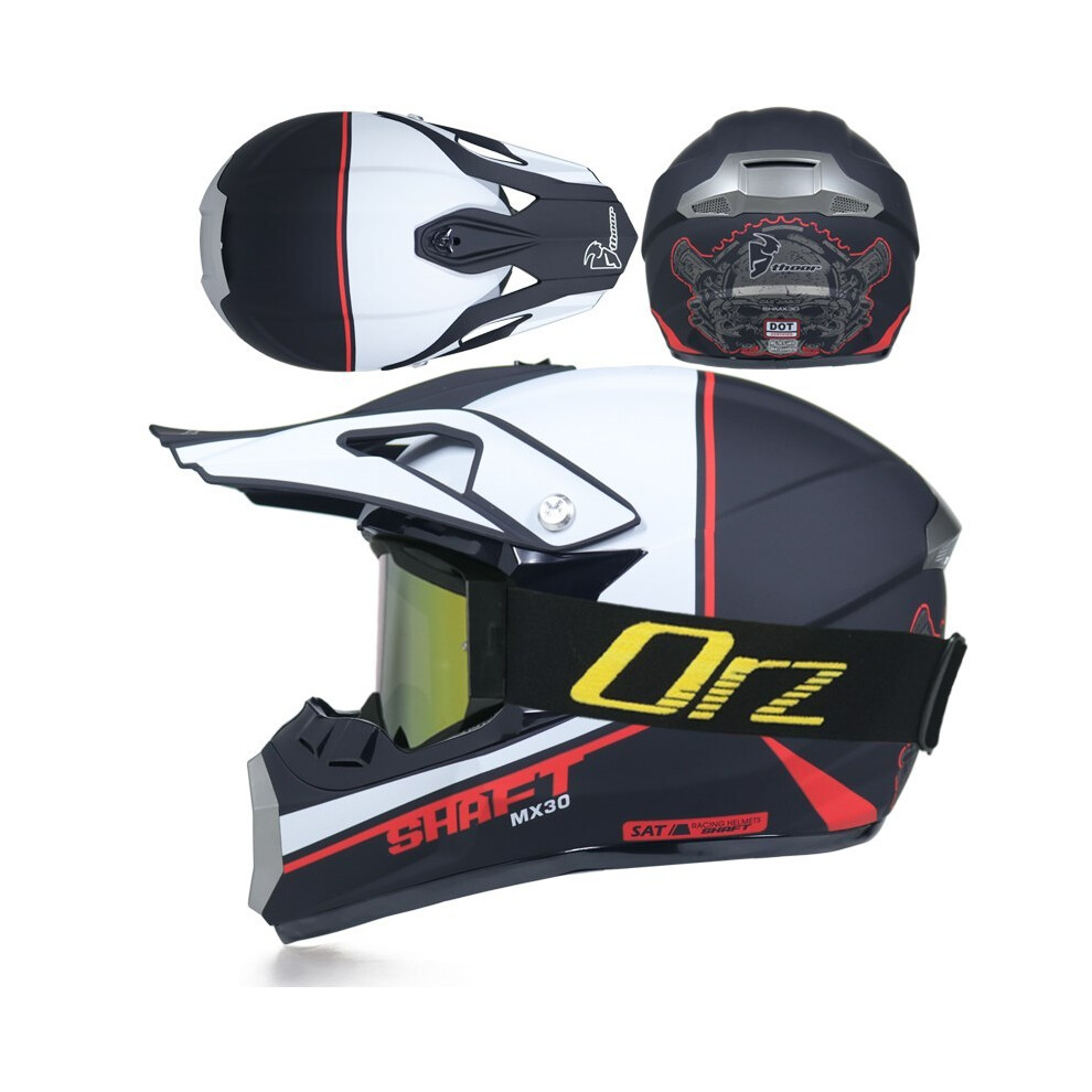 (xL, 16) Motocros Kask Cross Downhill Soporte Casco Off Road Helmet Racing Classic-image-OPC-PGNCFXD-NEW