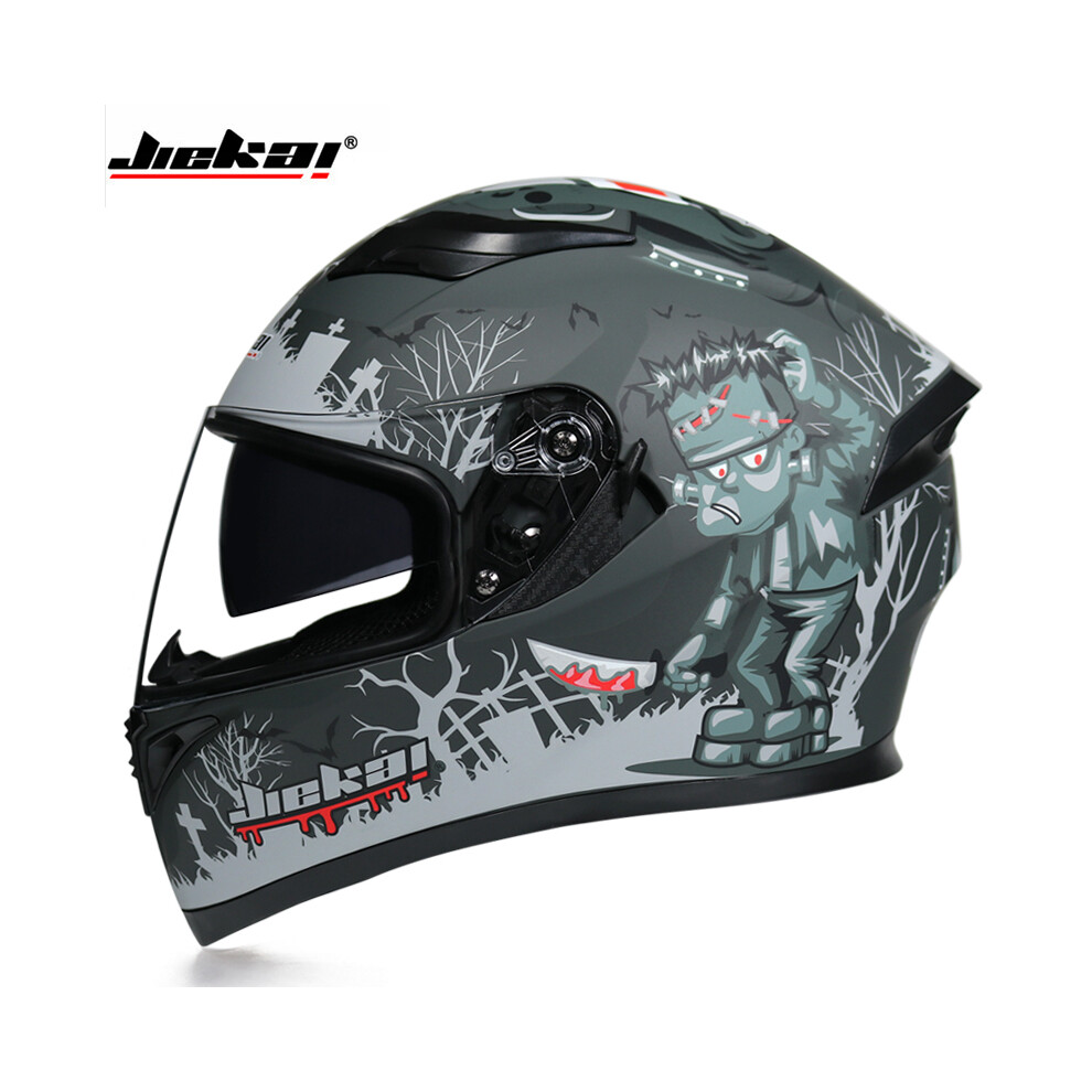 (xL, 5) DOT CertifiedFull Face Motorcycle Helmet racing Helmet capacete double-image-OPC-PGNCG28-NEW