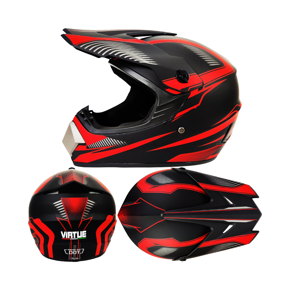 (S, NO18) Kask Capacete Cross Helmets Helmets For Motorcycle Motocross Child Kaski-image-OPC-PGNCGF7-NEW