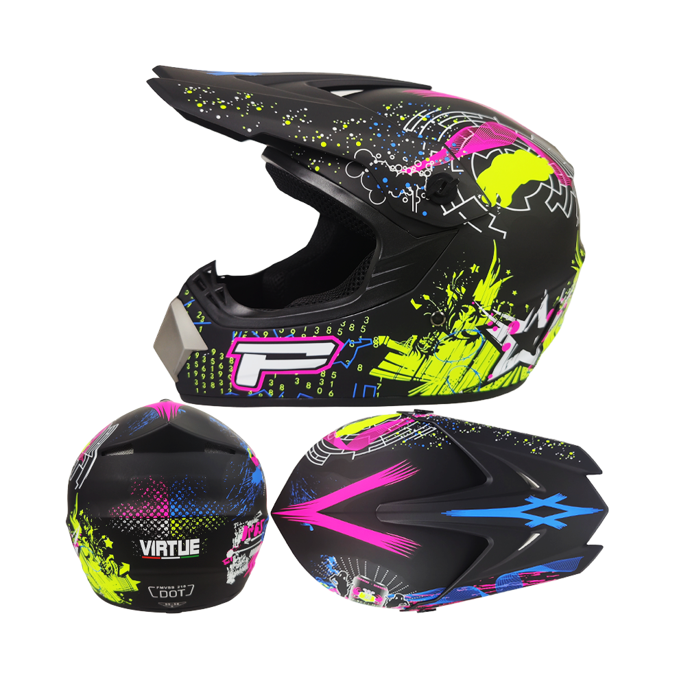 (S, NO5) Kask Capacete Cross Helmets Helmets For Motorcycle Motocross Child Kaski-image-OPC-PGNCGFK-NEW