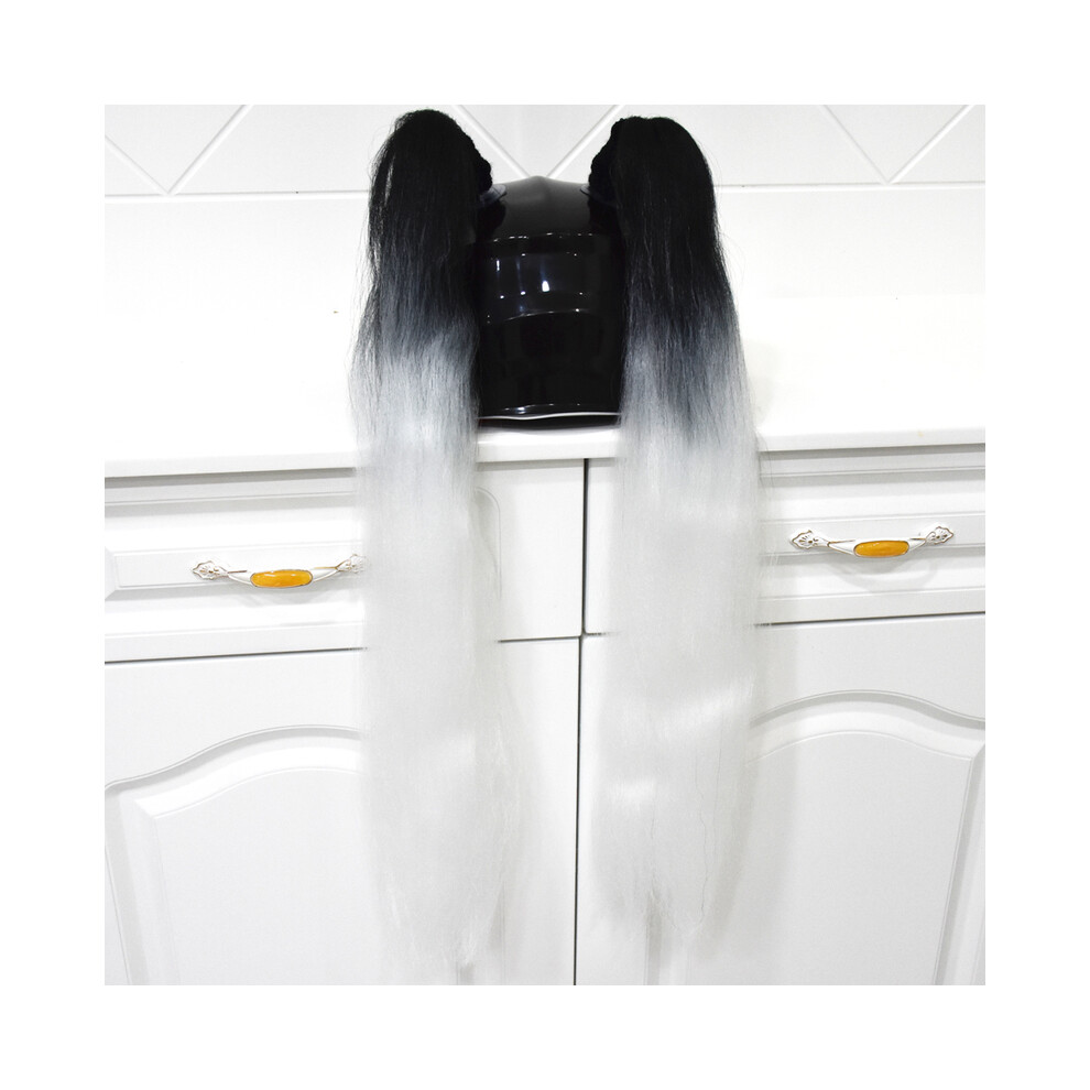 (B33(No helmet)) 2pcs/pair New Motorcycle Helmet Braids Wig Loose Wig Braid Motorbike Helmet-image-OPC-PGNCGMK-NEW