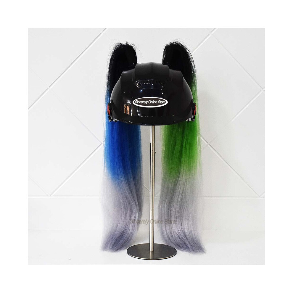 (C18-20(No helmet)) 2pcs/pair New Motorcycle Helmet Braids Wig Loose Wig Braid Motorbike Helmet-image-OPC-PGNCGN5-NEW